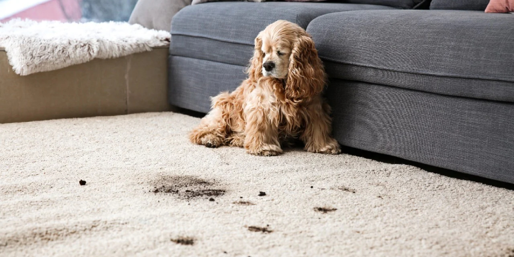 md-service-pet-stain-odor-removal-img01 Carpet MD technician removing pet stains and odors from carpet with advanced eco-friendly cleaning methods.